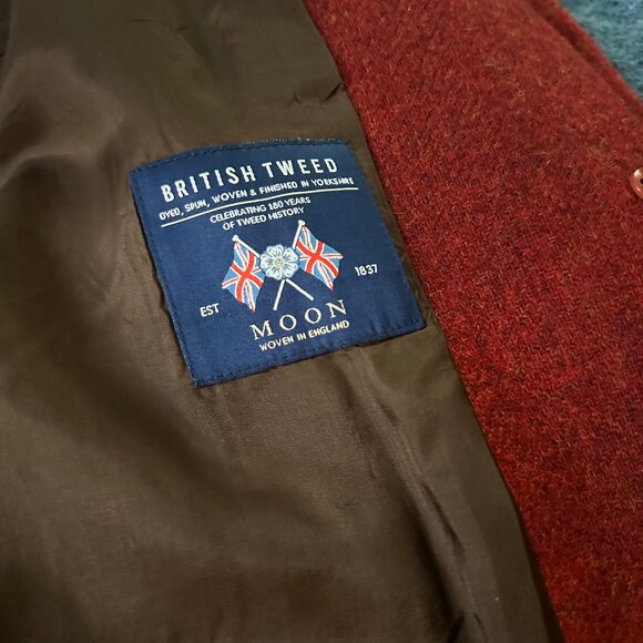 J. Peterman Authentic British Tweed Women's Blazer Jacket - Picture 3 of 4